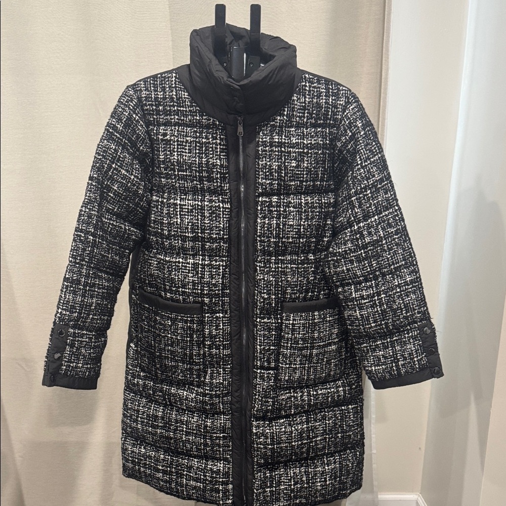 Bernardo Monochrome High-Collar Jacket